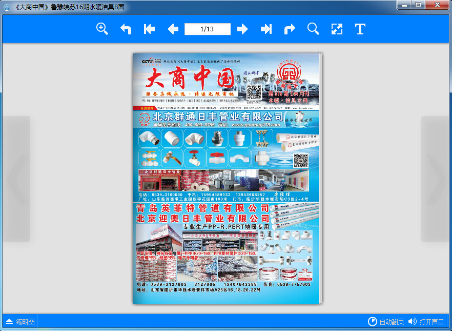 《大商中国》电子杂志鲁豫皖苏版第16期水暖洁具专刊