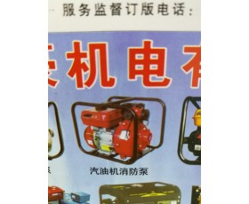 汽油机消防泵